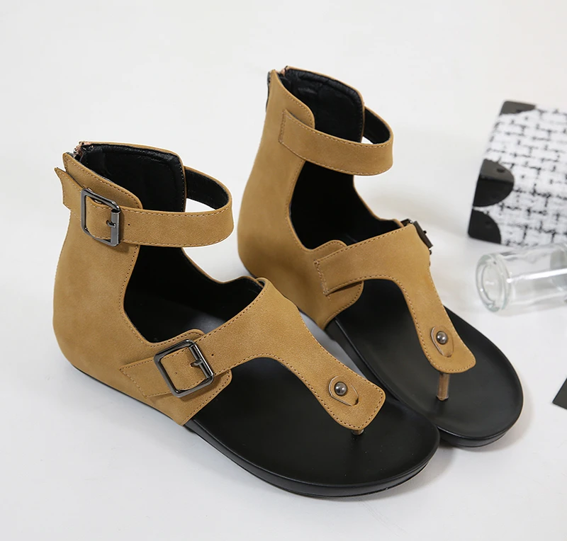 Sandalias Mujer; коллекция года; женские сандалии на плоской подошве; модные шлепанцы; повседневная обувь на плоской подошве; летние женские сандалии; сандалии-гладиаторы на плоской подошве