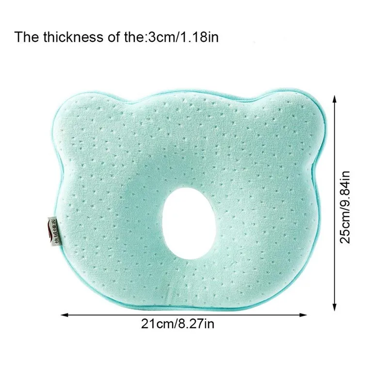 YOOAP Подушка для новорожденных в пены памяти, чтобы избежать плоской головы или синдрома плагиоцефалии детские вещи
