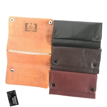 

Hot 1Pcs new arrival PU Fashion tobacco bag Practical button European and American style tobacco bag purse bag