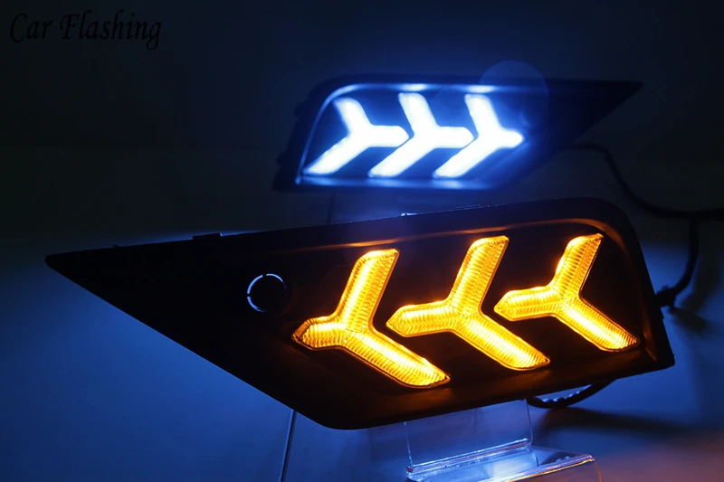 Автомобильная проблесковая 2 шт Автомобильный светодиодный дневной светильник