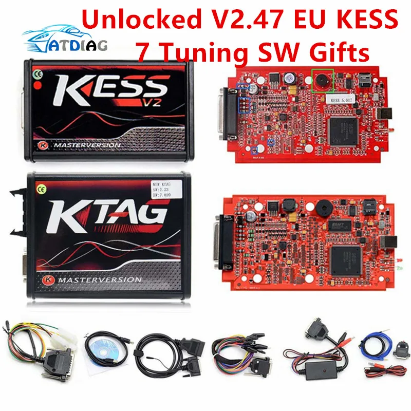 

EU KTAG V7.020 V2.23 KESS v2.47 V5.017 KTM Dimsport BDM Probe Adapters Full Set LED BDM Frame ECU RAMP Adapters - 22pcs/lot