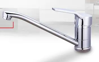 

Modern Style kitchen basin faucet hot and cold water mix tap bathroom single handle single hole faucets accessories