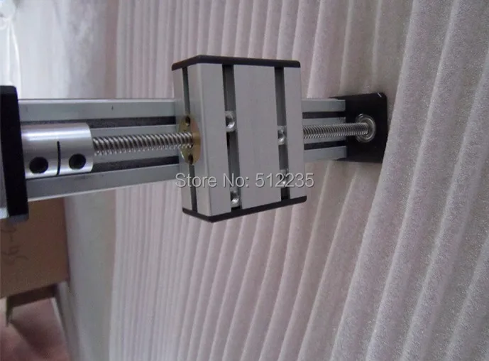 

High Precision CNC ST T8*2 Ballscrew Sliding Table effective stroke 500mm+1pc nema 23 stepper motor XYZ axis Linear motion