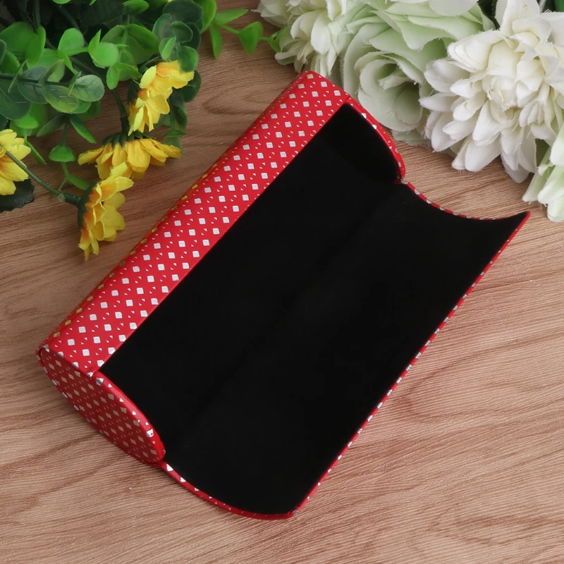 Portable Oval Hard Case Glasses Package Sunglasses Storage Box Magnetic Closure glasses case zipper eyewear box