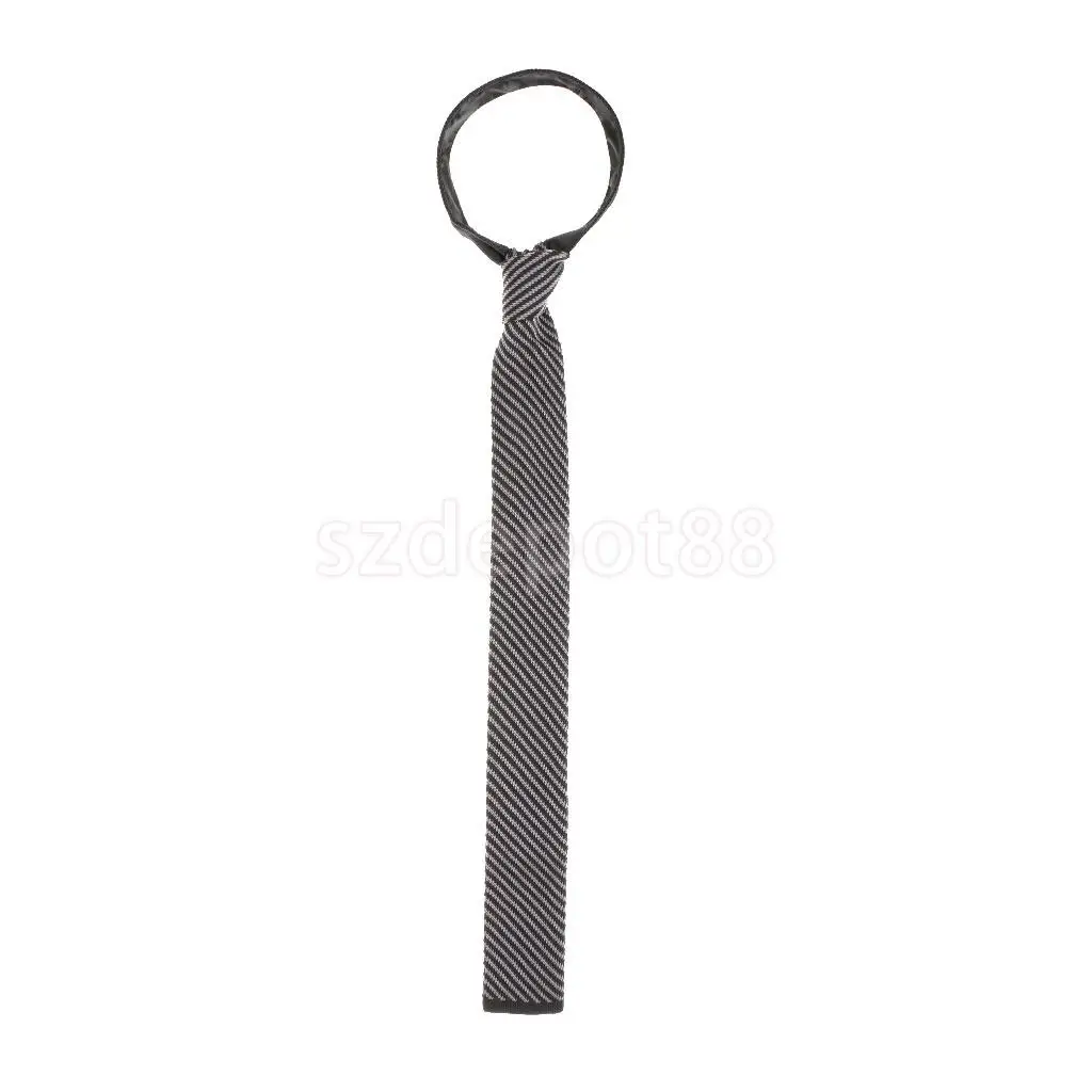 Модные мужские цветные вязаные галстуки узкий галстук тонкие узкие галстуки