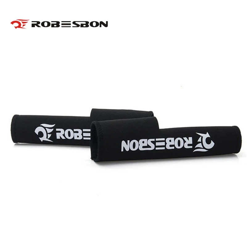 

ROBESBON 1Pair Bicycle Frame Chain Protector Cycling Mountain Bike Stay Front Fork Protection Guard Protective Pad Wrap Cover