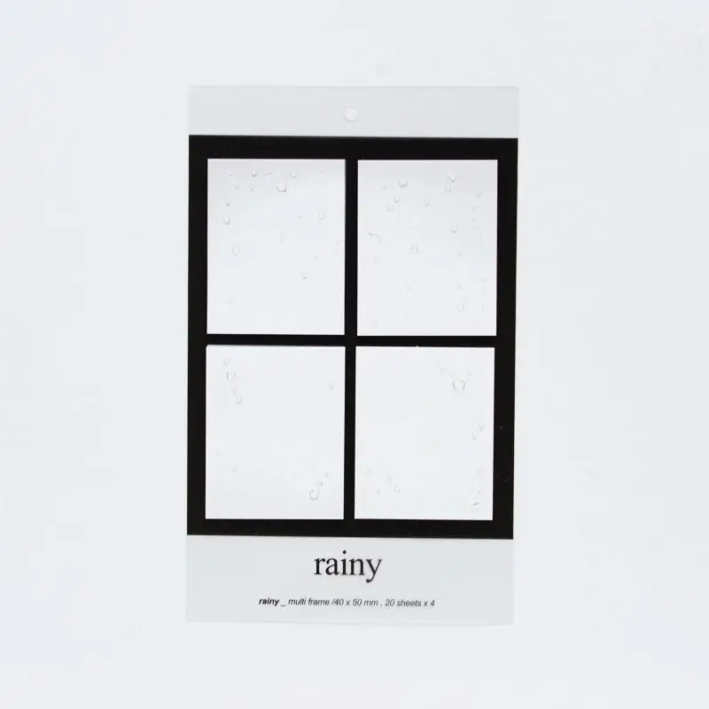 Милый Kawaii погода от дождя и солнца облачно Снежный липкий блокнот для заметок школьные офисные принадлежности Канцелярские Товары для детей - Цвет: Rainy x4
