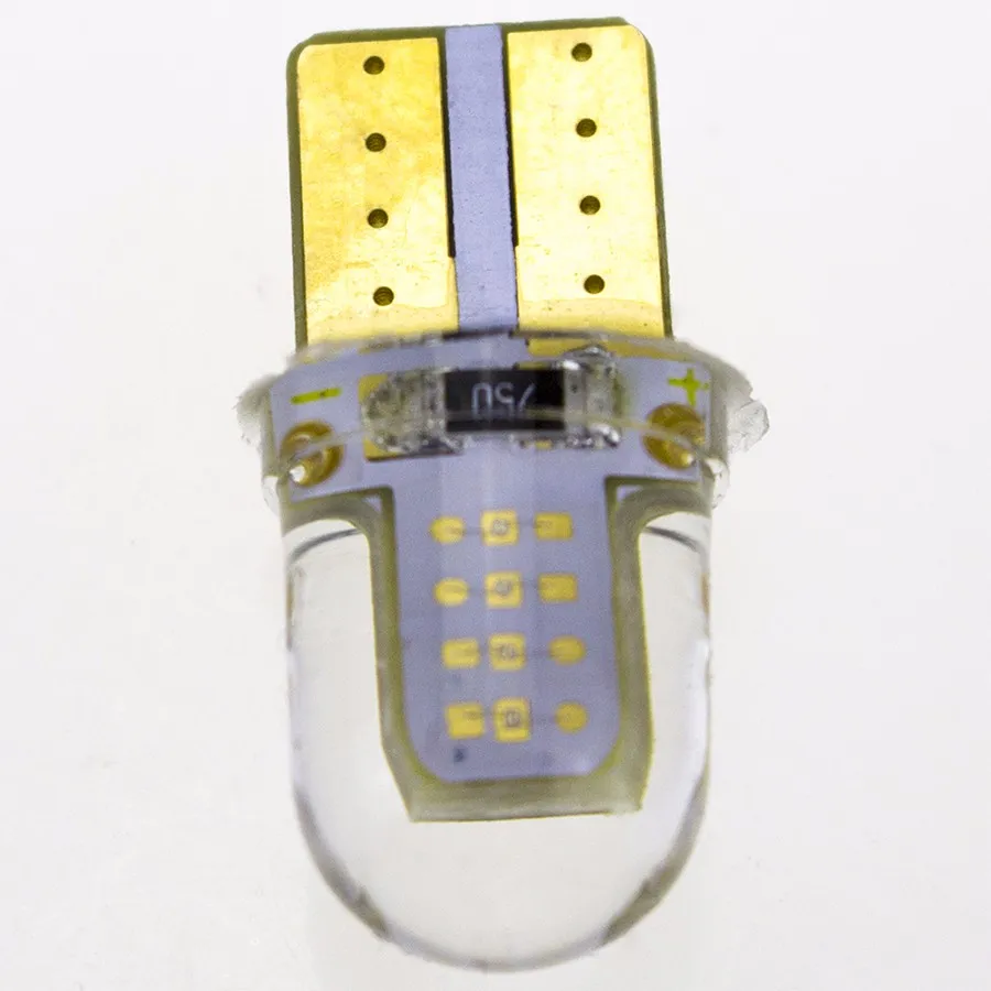 GEETANS 1 шт. Canbus T10 194 501 W5W SMD COB светодиодный автомобильный клиновидный фонарь парковочная лампа 12В 9*20 мм маленький размер