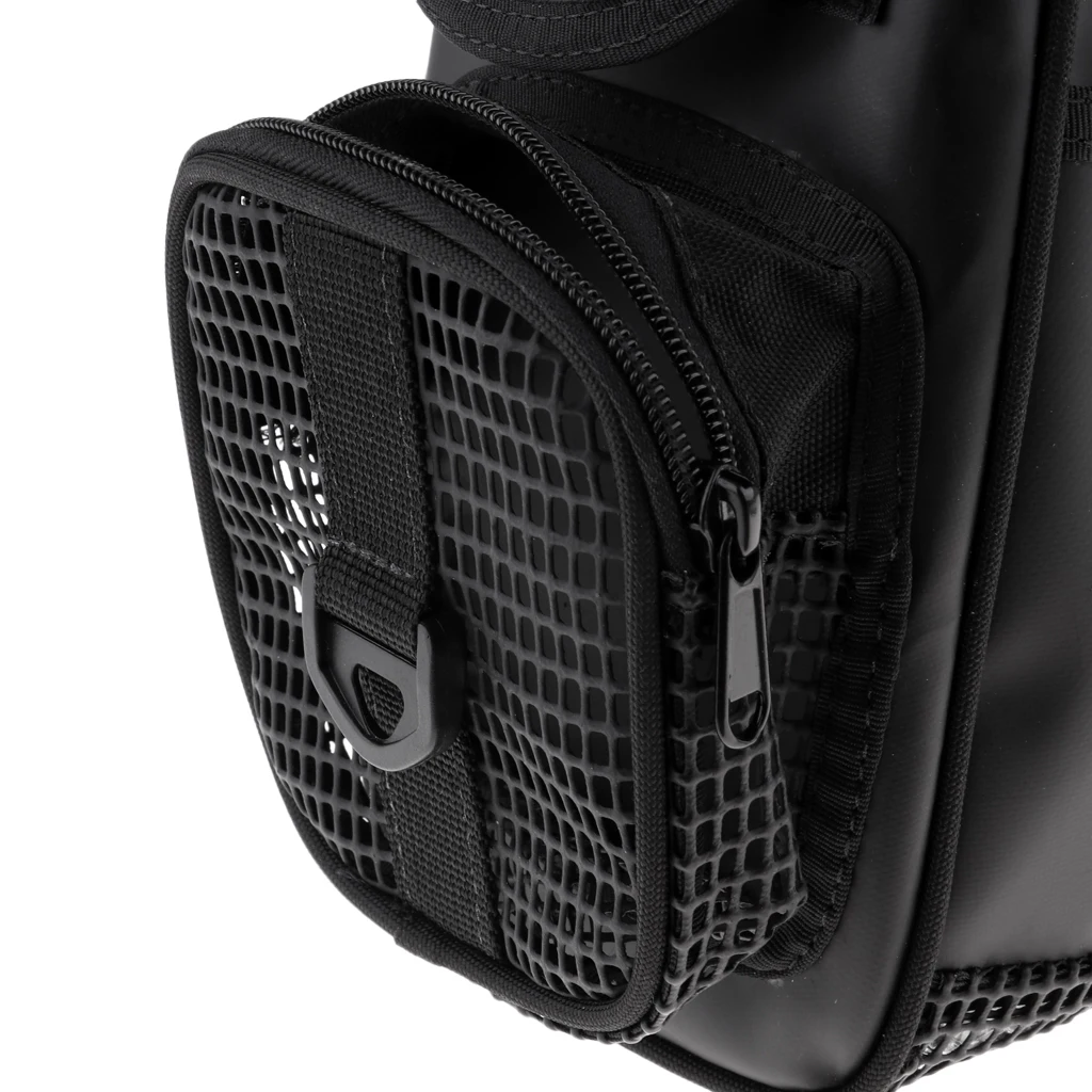 MagiDeal الغوص بكرة الاصبع بكرة و SMB تخزين الناقل شبكة حقيبة المعدات جيب و خطاف دوار ل تحت الماء الغوص الغوص