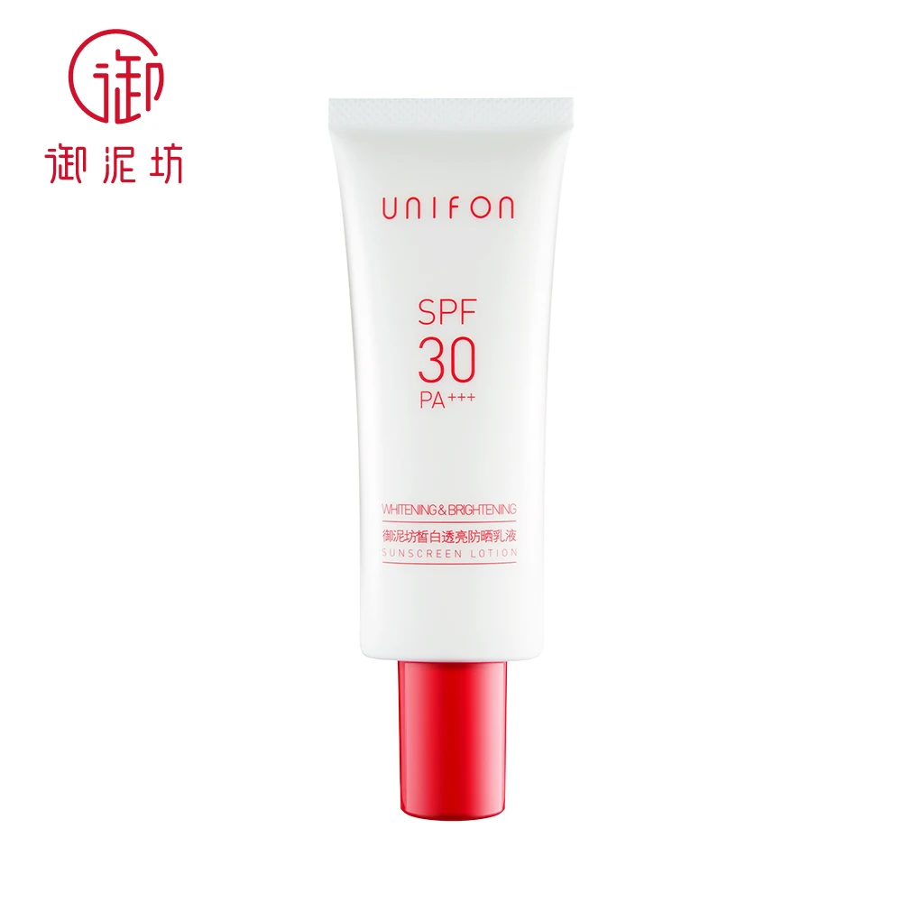 Легкий отбеливающий солнцезащитный крем UNIFON для лица с УФ защитой SPF 30 +|Защита