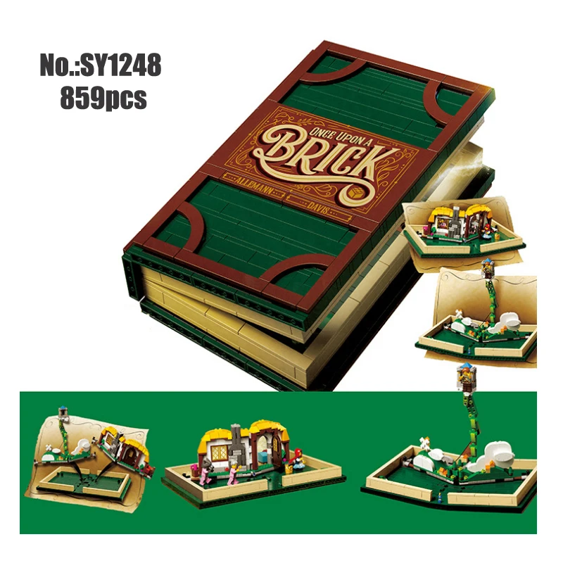 

Idea Series Pop-up Book 3D model Building Blocks Bricks Toys Compatible With Legoing 21315 Set Toys for Children Gifts