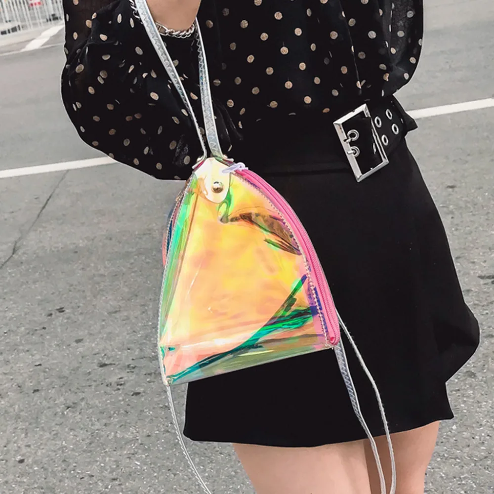 Для женщин на цветной молнии кожа Сумочка, косметичка Crossbody мешок небольшой Для женщин сумка через плечо March27