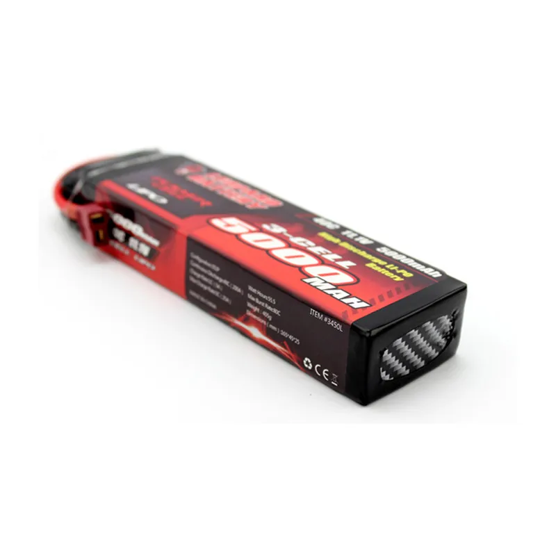 LEOPARD power 11,1 V 5000mAh 40C 3S T вилка перезаряжаемая Lipo батарея для 1:8 1:10 RC автомобилей