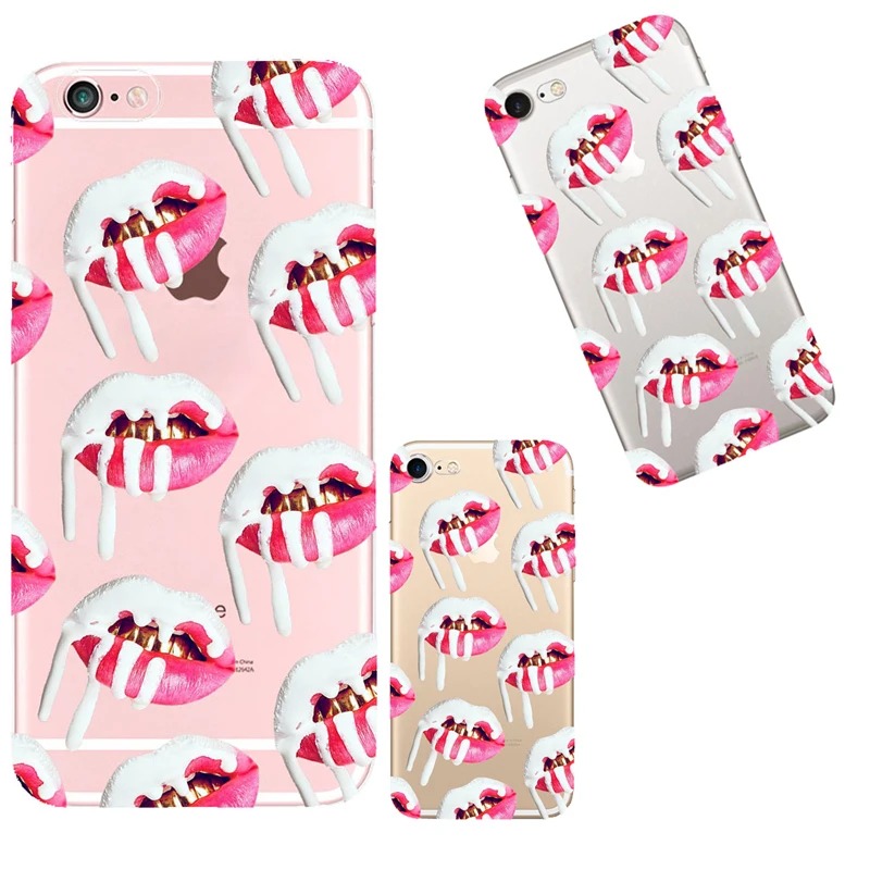 Kylie Lips Sexy Girl For iPhone 7 Plus Case For iPhone 6