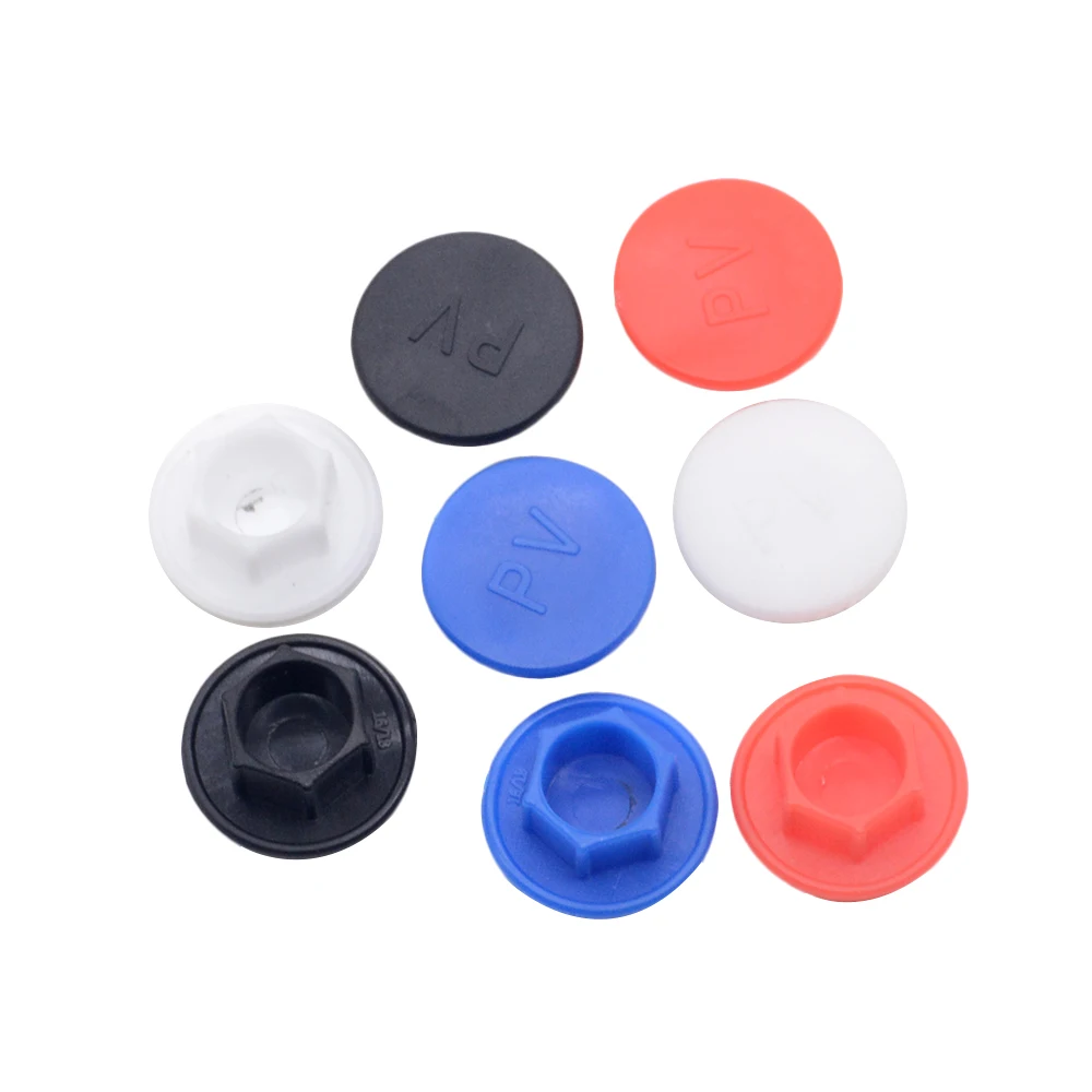 

10/20pcs M3/4/5/6/8/10/12/14/16/18 Nylon Inner Hexagonal Protective Cover Dust Cap Screw Cap Car Accessories 5 Color