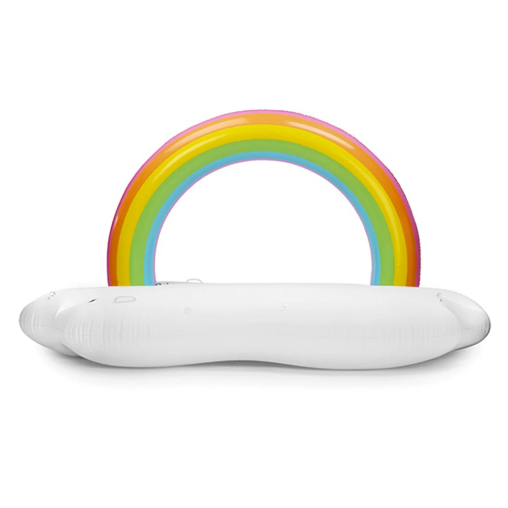 DMAR-2017-New-Inflatable-Rainbow-Cloud-Pool-Float-Unicorn-Bed-Mattress-Giant-Swimming-Ring-Circle-Water (1)