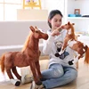 Felpa caballo de juguete 4 estilos Animal relleno de la muñeca de los niños Regalo de Cumpleaños juegos Decoración juguete de alta calidad ► Foto 1/6