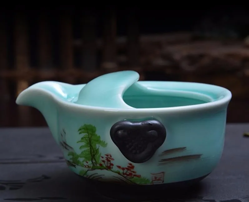 High-quality-elegant-gaiwan-Beautiful-and-easy-teapot-kettle-Coffee-Cup-Kung-Fu-Tea-set-Include