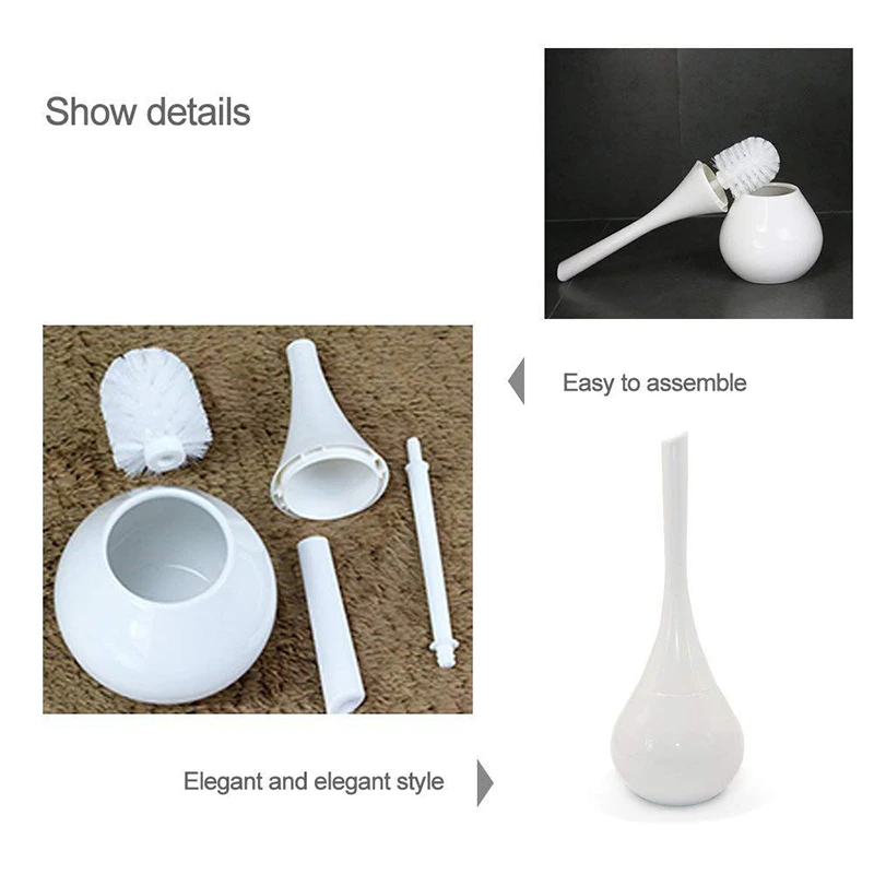 Creative European Bathroom Bathroom Toilet Brush Set Vase style-3