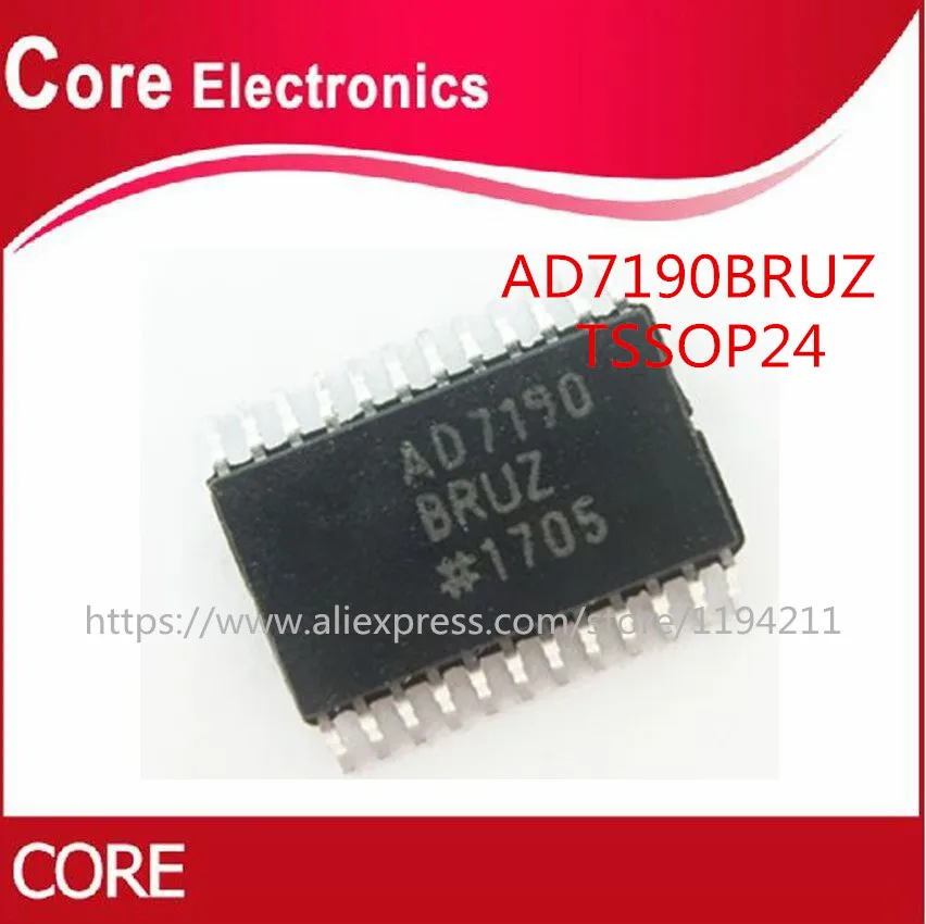 100 шт./лот AD7190BRUZ AD7190BRU AD7190 TSSOP24 | Электронные компоненты и принадлежности