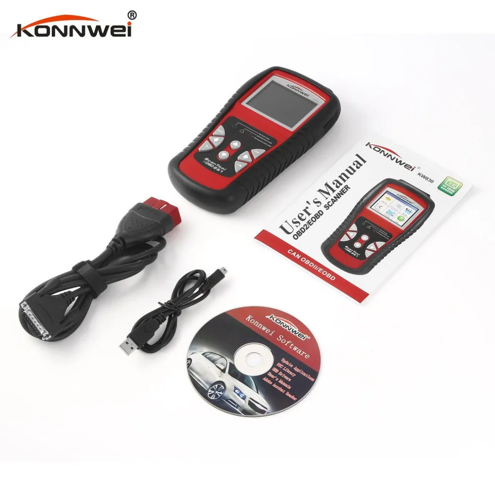 

KONNWEI OBDII OBD2 EOBD Scan Tool Auto Scanner / Reader Auto Diagnostic Scanner for Reading and Clearing Vehicle Trouble Code