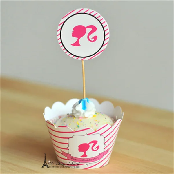 Cupcake DIY Materials Pink Lady Style - 1