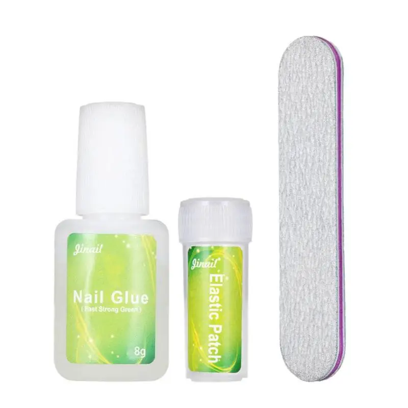 

Ingrown Toenail Straightening Clip+Glue+Polish File Curved Brace Patch Kit