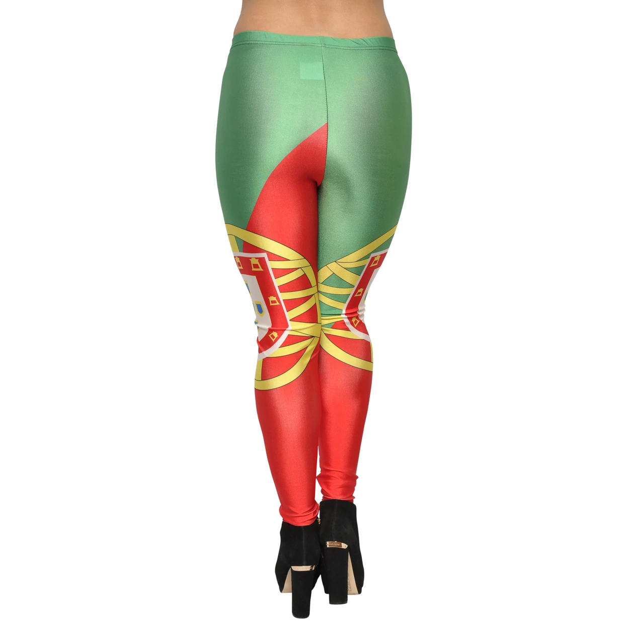 Women's Portugal Flag FIFA Cup Leggings Medium (3)