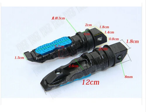 Универсальные Задние подножки для Suzuki GSXR 600 750 1000 1300 HAYABUSA TL1000S SV1000/S GSF650 B KING SV650/S BANDIT