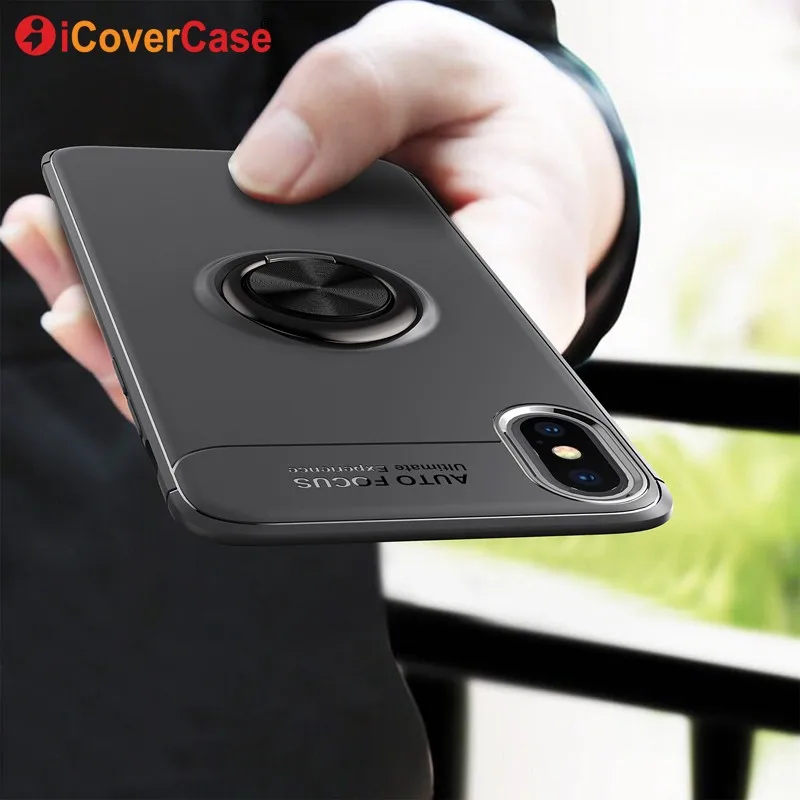 

Magnetic Ring Case for Apple iPhone X XS Max XR 5 5S SE 6 6S 7 8 Plus Case Silicone Car Phone Holder Stand Cover Coque Accessory