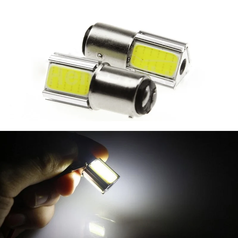 Protective Shell 1157 LED Auto Bulb 18 LEDs BAY15D Base Bright White LED