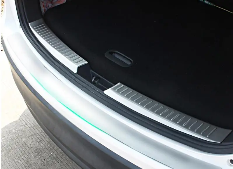 

FIT FOR 2012-2016 MAZDA CX-5 CX5 INNER REAR BUMPER PANEL PROTECTOR TRUNK DECK BOOT CARGO SILL COVER PLATE TRIM GARNISH THRESHOLD