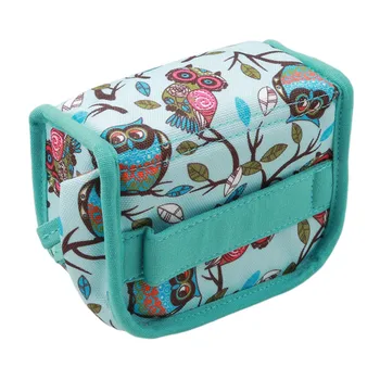 

Essential Oil Bottles Carrying Case 9/20-slots Flower Owl Printed Holder Organizer Women Cosmetic Bag Makeup Bag