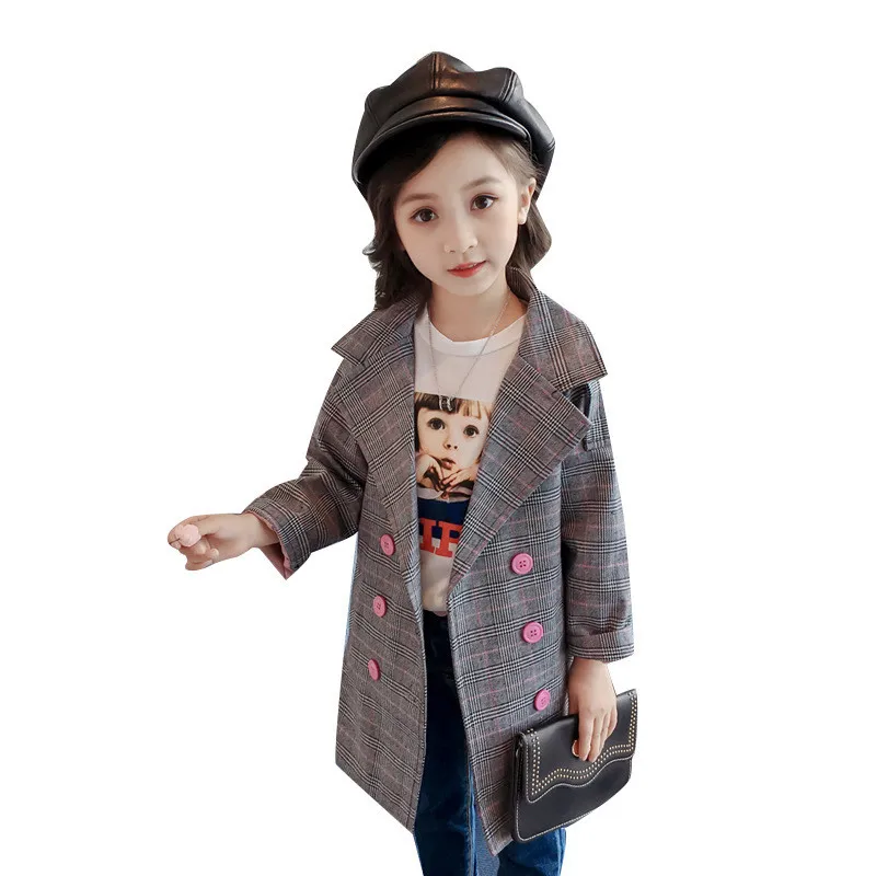 

2018 high quality spring autumn new fashion full sleeves kid children girl jacket outerwear coat girl clothing girls clothes