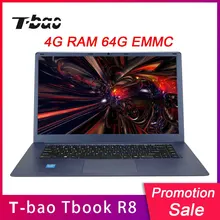 T bao Tbook R8 Laptops 15 6 inch 4GB DDR3 RAM 64GB EMMC Laptops Notebook 1080P