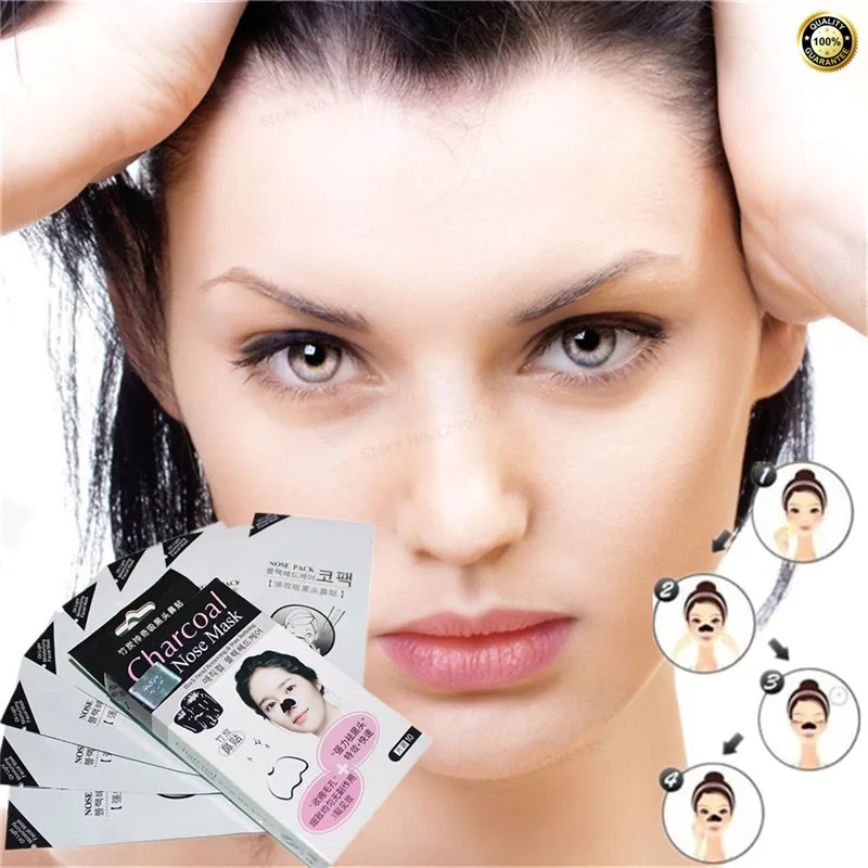 

10pcs/lot Face Care Facial Minerals Mud Membranes Clay Mask Strips Cleaner Nose Pore Blackhead Acne Remover Mask