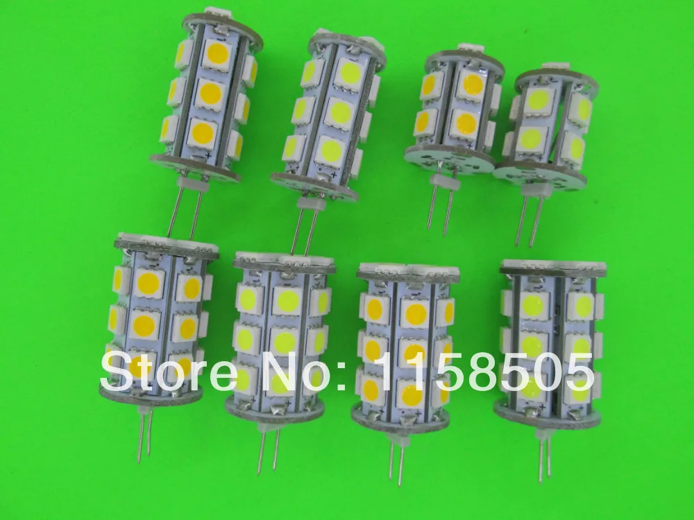 5 шт./лот DC/AC 12 В G4 Светодиодный светильник с кристаллами 3 Вт 4 6 5050 SMD светодиодный