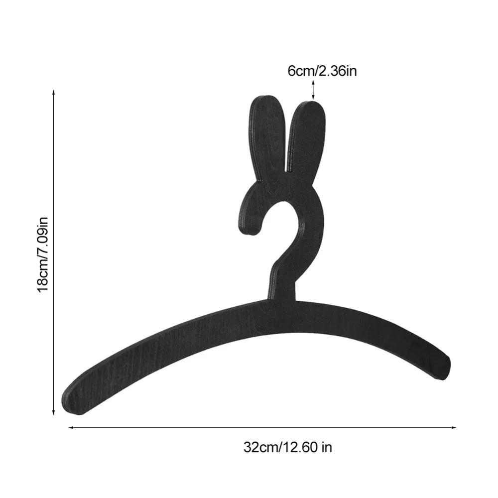Милая деревянная вешалка с кроликом, вешалка для детской одежды, вешалки для хранения Вешалки для хранения кролика, подарок на день рождения