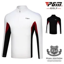 Новая мужская одежда PGM Golf осенне-зимняя спортивная одежда с длинными рукавами ветрозащитная теплая футболка для гольфа для мужчин размер m-xxl