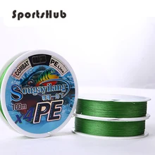 SPORTSHUB 100 м 4 цвета многофункциональная нейлоновая рыболовная леска рыболовные принадлежности PE рыболовная леска
