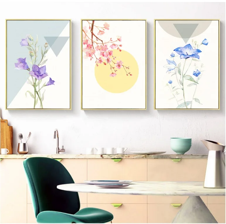 Gohipang Modern Plant Aesthetic Flowers 3 Pieces ...