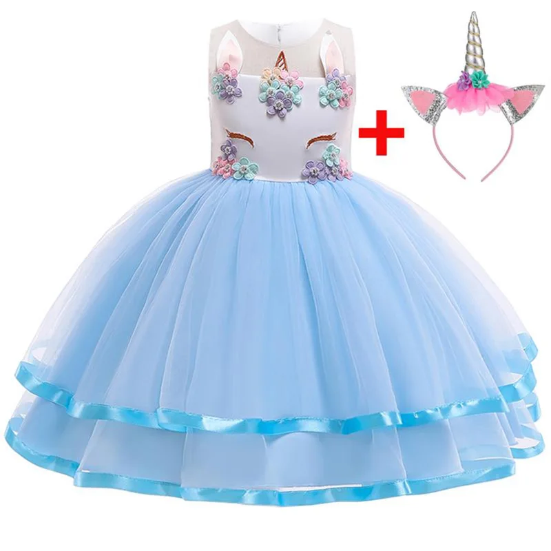 2019-Carnival-Unicorn-Party-Dress-Vestidos-Toddler-Girl-Summer-Tutu-Dress-Kids-Dresses-For-Girls-Clothes (4)