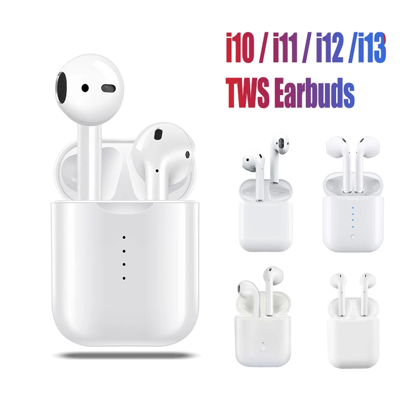 Дропшиппинг i10 наушники вкладыши TWS с i11 i12 i13 i88 TE8 XY стручки Беспроводной Bluetooth