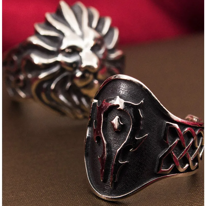 Серебряные кольца World of Warcraft/Товары для фильмов/кольца для фильмов