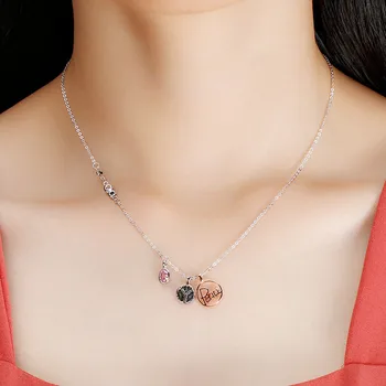 

2020 Summer Short Clavicle Chain Simple Personality Matching Accessories Crystals From Austrian Circle Y-shaped necklace female