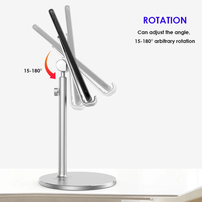  ARVIN Aluminum Alloy Tablet Holder For iPhone X iPad Air Sansung Mobile Phone Adjustable Tablet Des