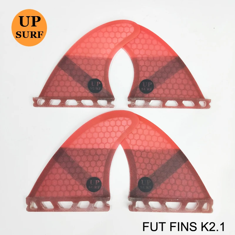 Tabla de surf de futuro aletas K2.1 Quad aletas de nido de abeja Quilhas futuro de fibra de vidrio de quilla en surf 4 aletas - 2