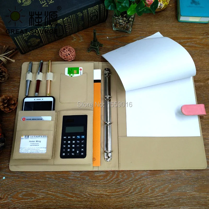 leather file folder