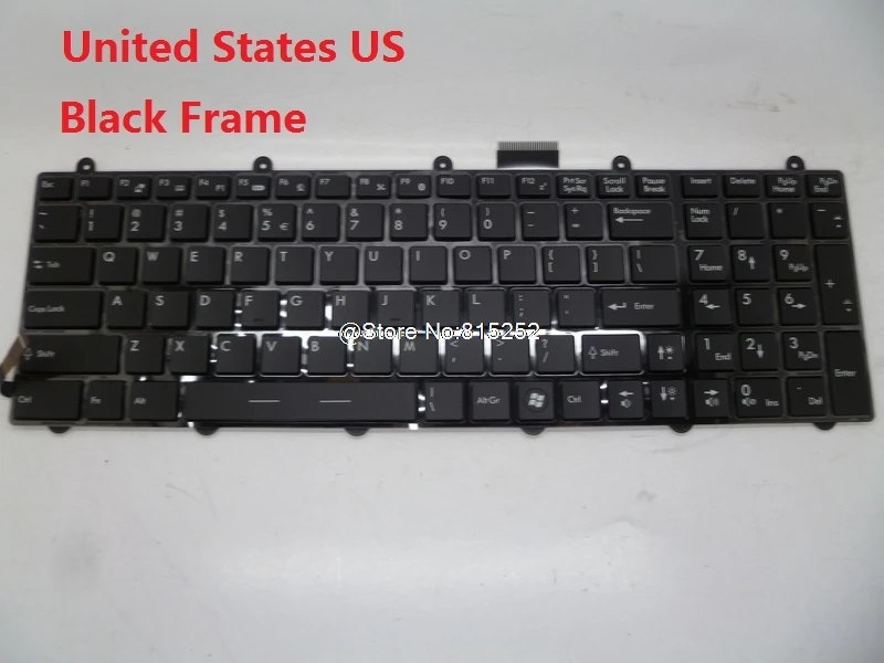 

Laptop Keyboard for MSI GE70 0ND-423CN 2OC-055XCN 2OE-006CN 2OE-416XCN 2PC-088XCN 2PC-089XCN 2PE-059CN 2PE-482XCN US English
