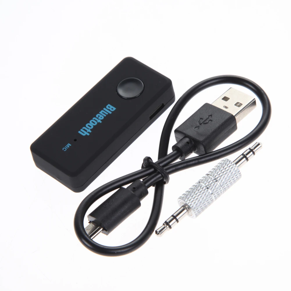 Buy Universal Wireless Car Bluetooth Receiver Hands free 3.5mm AUX Audio Stereo